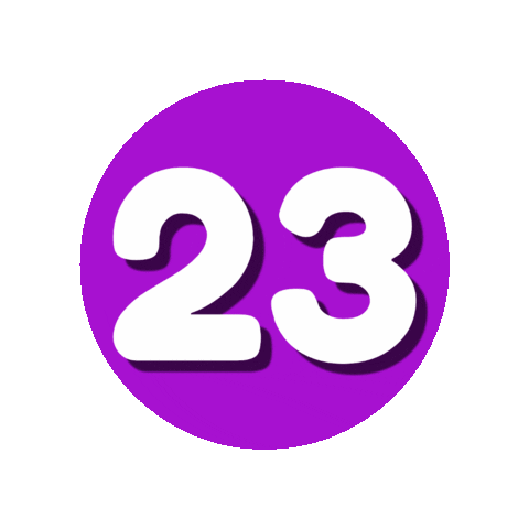 Number Veintitres Sticker