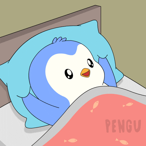Tired Good Night GIF by Pudgy Penguins