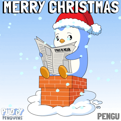 Merry Christmas GIF by Pudgy Penguins
