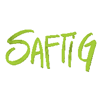 Text Typo Sticker by Saftig Magazin
