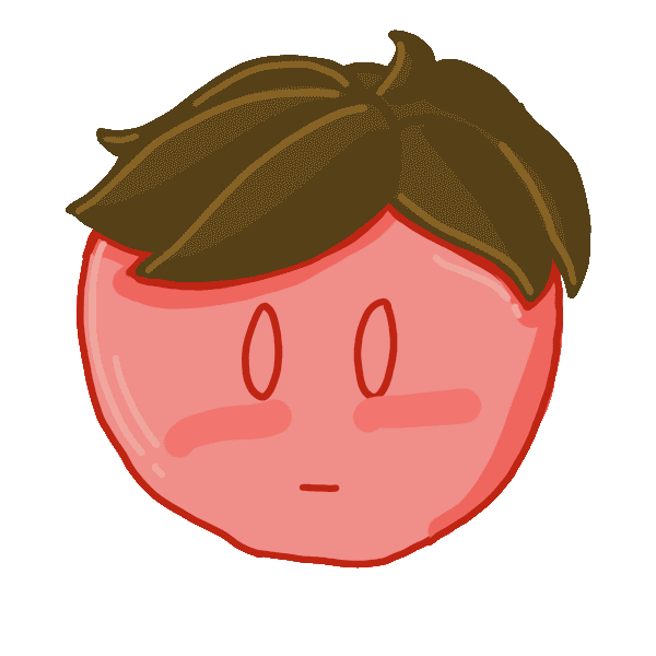 Embarrassed Tomato Sticker by Julie.VanGrol
