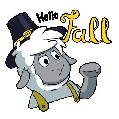 Autumn Pumpkin Sticker by The Sad Times