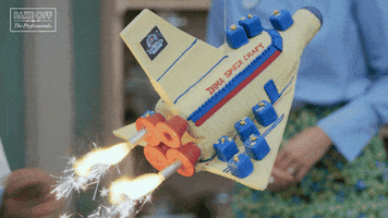 Space Rocket GIF by The Great British Bake Off