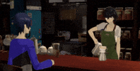 Persona 5 Coffee GIF