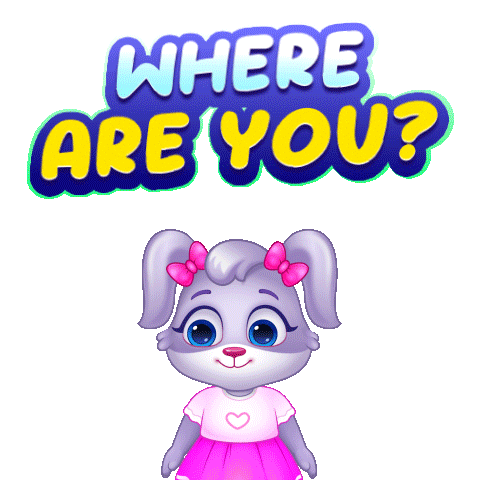 Where Are You Hello Sticker by Lucas and Friends by RV AppStudios