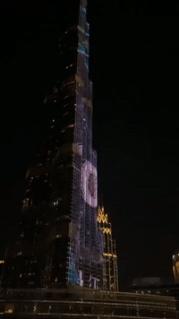 Burj Khalifa Lights Up With Fireworks as Dubai Celebrates New Year