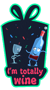 Merry Christmas Drinking Sticker by DUNZO