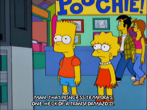 excited bart simpson GIF