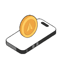 Coin Trade Sticker by AIFIAN