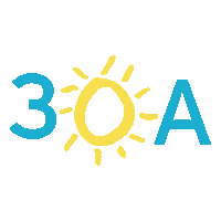 30A Beach Sticker by 30A