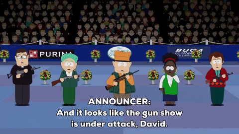 guns competition GIF by South Park 