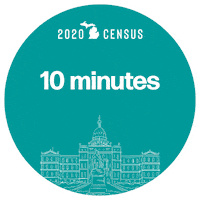 Census 2020 Countmein Sticker by Michigan Census