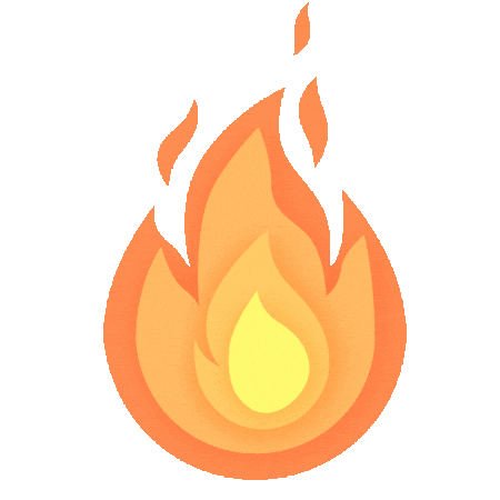 Fire Sticker by sparta_nbcamp