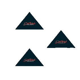Triangles Sticker by Scottsdale Nights