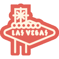 Vegas Sign Neon Sticker by Las Vegas
