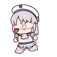 Run Neon Sticker