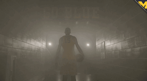 Go Blue College Basketball GIF by Michigan Athletics