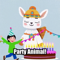 Party Animal GIF by Llamaozi