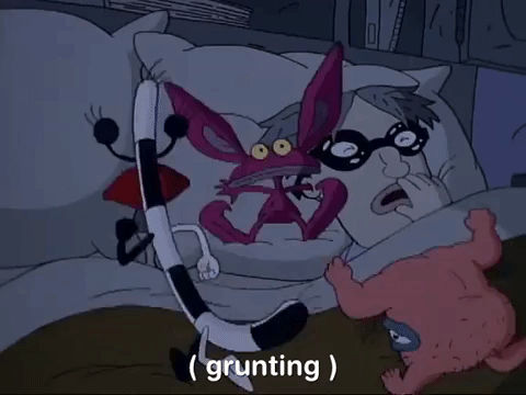 nickrewind giphydvr nicksplat aaahh real monsters giphyarm015 GIF