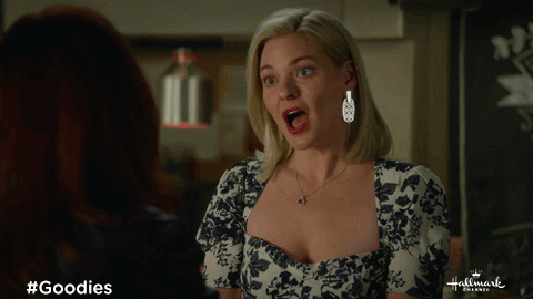 Shocked No Way GIF by Hallmark Channel