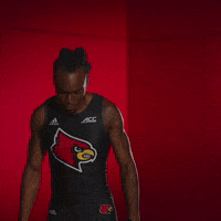 Track And Field Superman GIF by Louisville Cardinals