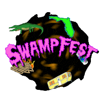 Swampfest Sticker by Boxpalm