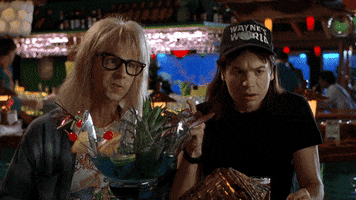 negativeaffirmations jail waynes world garth not going to jail GIF