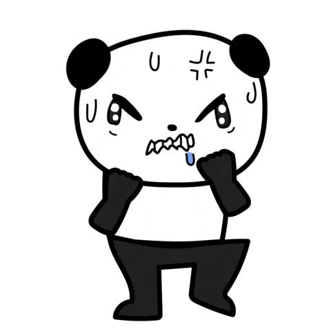 Panda Panic Sticker