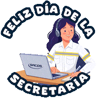 Secretarias Dia De La Secretaria Sticker by Marketing Sacos