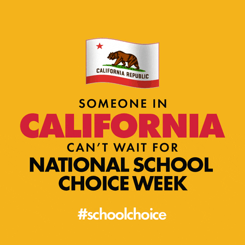 SchoolChoiceWeek giphyupload school education california GIF