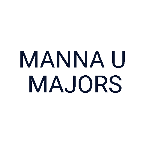 mannauniversity giphyupload majors manna u majors manna u Sticker