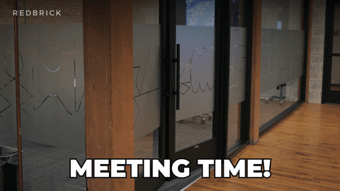 Meeting Time GIF by Redbrick