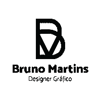 brunomartinss designer b bm Sticker