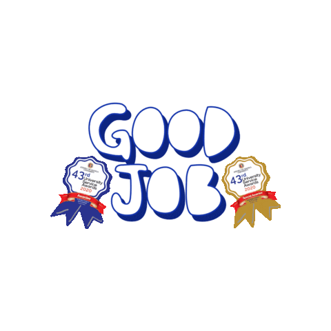 Admu Good Job Sticker by Ateneo de Manila