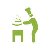 Chef Dinner Sticker