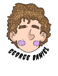 george georgedaniel Sticker by Muffi Hölle