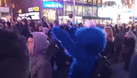Garner Demonstrators Take to New York's Times Square