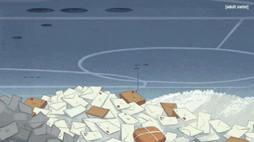 Letter Sending GIF by Adult Swim