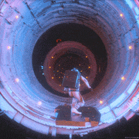 floating outer space GIF by kotutohum