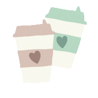 Heart Coffee Sticker