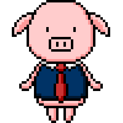 PiggyFarm giphyupload pig shy blush Sticker