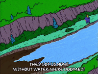 Episode 2 Water GIF by The Simpsons