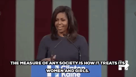 michelle obama girls GIF by Election 2016