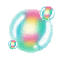 Bubble Soapbubble Sticker by しまみほ