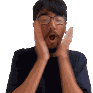 Shocked Wide Eyed Sticker