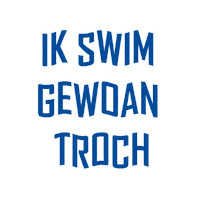 door swimming Sticker by Omrop Fryslân