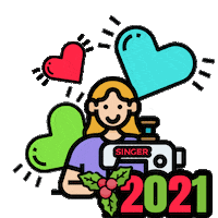New Year Christmas Sticker by SingerTurkiye