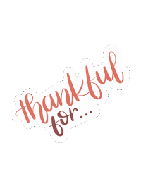 Give Thanks Thank You Sticker