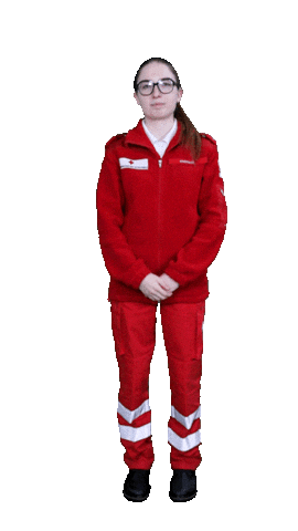 Gebärdensprache Roteskreuz Sticker by Österreichisches Rotes Kreuz