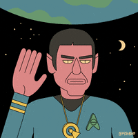 Live Long And Prosper Star Trek GIF by Animation Domination High-Def